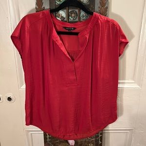 Banana Republic Red Dolma Top Sz S